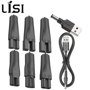LISI 8 PCS Power Cord 5V Replacement Charger USB Adapter Suitable for All Kinds Hair Clippers Beard Trimmers Shavers