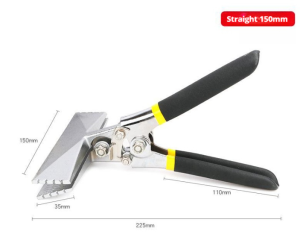 Wide Jaw Sheet Metal Bending Pliers Non-Slip Handle Hand Seamer Straight/Elbow 75mm/150mm Hand Repair Tools for Welding Clamps