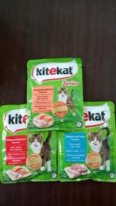 KiteKat Wet Cat Food In 70g Pouch /Kitekat Cat Food For Adult Cats And Kittens