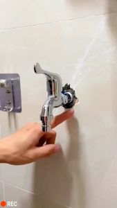 2pcs 24/28mm Stainless Steel Faucet Decorative Covers Self-adhesive Water Pipe Cover Round Hole Cap