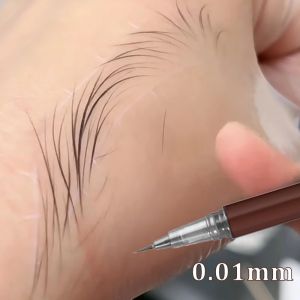 New 3/1Pc Waterproof Liquid Eyebrow Easy to Color Sweat-proof Eyebrow Pen 0.01MM Ultra Thin Head Eye Makeup Cosmetic