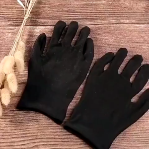 1 Pair Embroidered Gloves Thin Driving Gloves Sun Protection Gloves Spandex Elastic Jewelry Gloves
