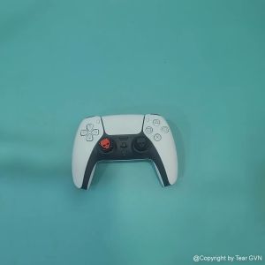 Bộ nút bọc Analog GeekShare họa tiết Red Gray Skull cho PS5 / PS4 / Flydigi Apex 5 / Switch Pro Controller