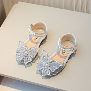 Soft Sole Toe Protection Princess Summer Sandals for Girls