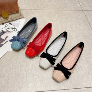 Giày dáng thuyền nữ ngón vuông Giày Ba lê bệt chống trượt