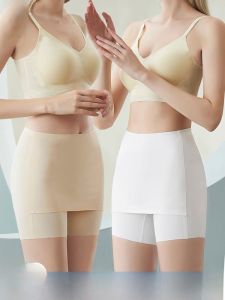 MiiOW | Quần an toàn lót lụa băng mỏng cho nữ mùa hè 2023 quần áo lót ngắn chống trượt không có đường may quần áo lót
