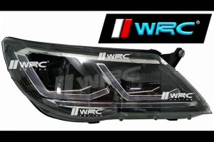 Volkswagen Tiguan 2009 - 2012 Double Projector Dynamic Led Headlamp With A Touch In Blue + Signal Running