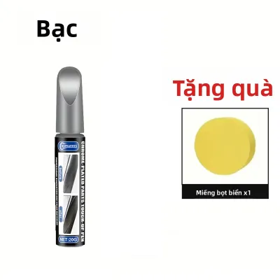 Bút Sửa Chữa Vết Xước Kim Loại Màu Bạc Cho Xe Hơi Phục Hồi Sơn Bảo Vệ Tấm Chắn.
