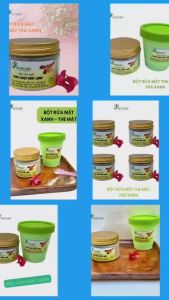 Bột rửa mặt trà xanh sạch da nhờn tẩy tế bào da cũ
