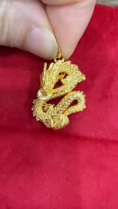 Poh Heng Jewellery 22K Dragon Pendant in Yellow Gold[ Price By Weight ]