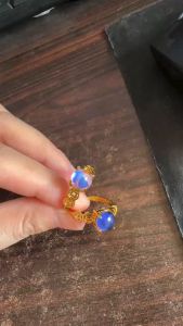 Discoloration New copper coin for women niche light luxury exquisite high-end sense of wealth personality ring adjustable size