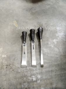 pahat tatah kayu ukir baja per tempa cap wayang 1 set ukuran 12 dan 3 cm