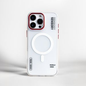 Sanptoch Cho Magsafe Matte đơn giản cá tính Vỏ điện thoại Cho iPhone 16 15 14 13 Pro Max Mềm cạnh Nhựa TPU + Frosted Chống-Vân Tay Ốp lưng cho iPhone 16 15 14 Cộng Với Chống Sốc Cứng Vỏ bảo vệ Với Kim Loại Vòng ống kính