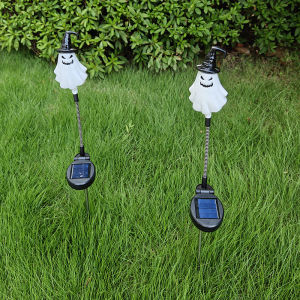 Solar Skull Ghost Pumpkin Light Halloween Outdoor Garden Yard Lawn Decor Spooky Party Atmosphere Lamp