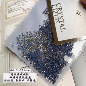 New Small Size Flat Bottom Irregular Diamond Super Shiny Silver Glass Diamond Grid Bottom Waterproof Washable Nail Drill Jewelry