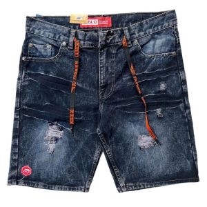 (TAGLING) Celana Jeans Pendek Sobek Tagling motif garis Premium Denim Warna Abu Hitam Biru Navy