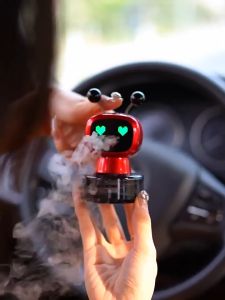 Parfum Mobil AI Robot Diffuser Mobil Air Purifier Mobil Bertahan Lama Aromaterapi Humidifier Hiasan Parfum Mobil
