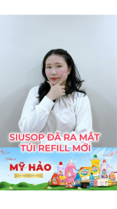 Nước Xả Vải Đậm Đặc 3X Siusop | Lưu Hương Suốt 100H Làm Mềm Sợi Vải Dễ Ủi Tiện Lợi |Túi 3KG