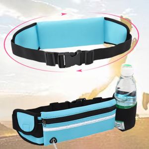Running Waist bag Waterproof Anti Theft Sports Mobile Phone Waist Bag Fitness Bag Hydration Backpack Running Cycling Accessories