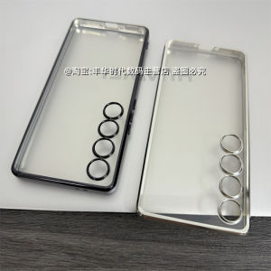 Luxury Plated Silicone Phone Case for Meizu 21Pro 20Pro Transparent Anti-Fall Soft Shell High Aesthetic Value Suitable for Men And Women