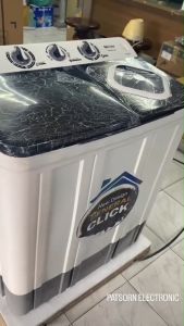 Meier เครื่องซักผ้า 2 ถัง 8.5 Kg รุ่น ME-W85 สีดำ