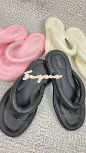 [BELI LOKAL] EUGENE - Sandal Wanita Kekinian Import Korea Jelly Murah Motif Marble Sendal Main Santai