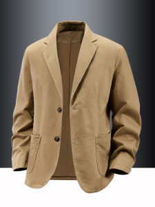 CHAFEI | Cotton Casual Loose-Fit Mens Business Suit Jacket
