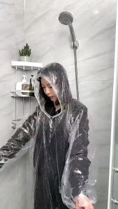 Portable Thickened Raincoat Travel Outdoor Rainwear Waterproof Women And Men Disposable Camping Rain Cover Travel Supplies