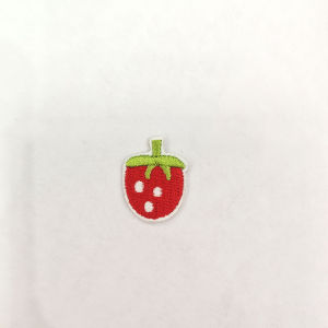 Strawberry Cherry Embroidery Patches Self Adhesive & Iron On Fabric Applique DIY Clothes Bags Decor Hole Repair 5Pcs 10Pcs