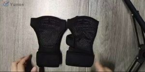 Four-finger Wear Resistant Gloves Anti-abrasion Non-slip Gloves For Men Women Weightlifting Fitness Training