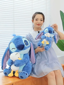 ตุ๊กตาสติช ตุ๊กตาสติชเป็ดน้อยสร้างสรรค์ ของเล่นตุ๊กตา เย็บร้อย