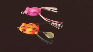 เหยื่อกบอ่อน 3 ซม. 4.2g เหยื่อตกปลากบฟ้าร้องอ่อนขนาดเล็ก เหยื่อกบฟ้าร้องขนาดเล็ก G2615