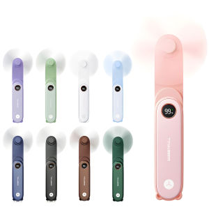 Portable Handheld Small Fan 2-speed Wind 1500mah Battery Capacity Mini USB Rechargeable Foldable Fan Suitable For Outdoor Use
