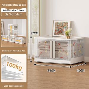 MONLEYTA | Large Capacity Foldable Plastic Storage Box