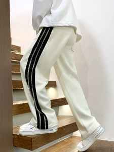 Quần Dài Thể Thao Nam Mùa Thu Đông Dày Dặn Thường Ngày Rộng Rãi Ống Đứng Thời Trang Hợp Thời Trang Đa Năng Cho Học Sinh