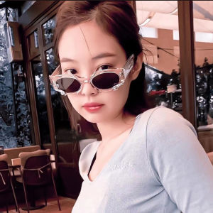 Lovely Girls House 🖤 แว่นกันแดดสไตล์เกาหลีย้อนยุค Jennie 💕 | แว่นกันแดดแฟชั่นเท่ๆ 💎