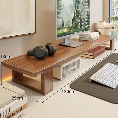 MUGG | Ergonomic Multi-function Desktop Organizer Stand Wooden Shelf
