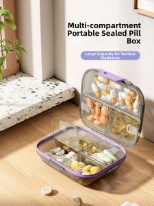 MMZECE | Portable Food-Grade Medicine Storage Box For Pills And Supplements
