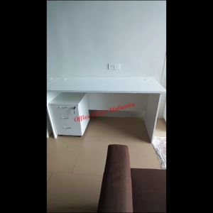 🏆Package 4ft 5ft 6ft Table with 3 Drawer🏆Office Table Promotion Set / Meja Pejabat sekali Laci Berkunci