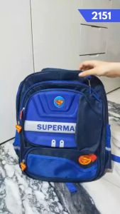 TAS RANSEL-RANSEL TROLI  ANAK SEKOLAH SD KARAKTER KARTUN LAKI LAKI - gratis raincover kotak pensil (2151)