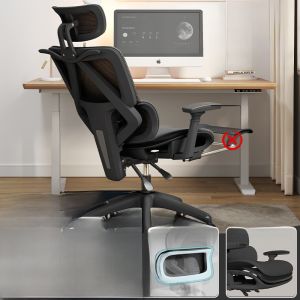 Ergonomic Office Computer Chair Comfortable Home Use Long Sitting Adjustable Reclining Desk Chair Esports Chair Seat Back Support
