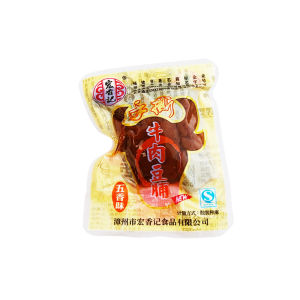 Hand-Torn Beef Tofu Snack Delicious Office Nuts And Dried Vegetables Five-Spice Flavor Small Packaging Leisure Snack by HongXiangJi