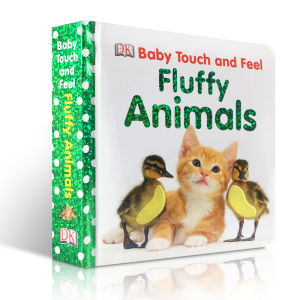 Baby Touch and Feel Fluffy Animals Board book by DK Original English books