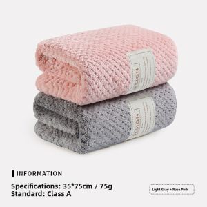 GRACE | Absorbent Quick Dry No Fuzz Face & Hair Towel