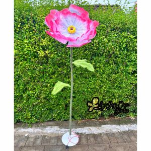 standing  Aksesoris bunga lampu motif bunga Peony dekorasi pelaminan / Bunga lampu hias photogrgraphi / bunga Flower Hiasan diameter 45cm