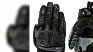 SHIMA BLAZE Men Motorcycle Gloves - Black