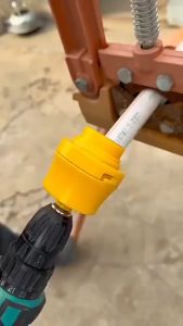 Electric Drill Water Pipe Threading Device PVC Thread Maker Tool 1/2" 3/4" 1" Pipe Threader Plumbing
