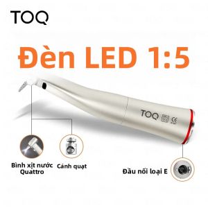 Mũi Khoan Nha Khoa Ti Max Z95L Tăng Tốc Độ 1:5 Đèn LED Sợi Quang Phun Bốn Chiều Vòng Đỏ Dùng Cho Phẫu Thuật Nha Khoa