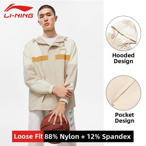 Li-Ning | Spring Autumn Stylish Colorblock American Loose Versatile Sporty Casual Jacket