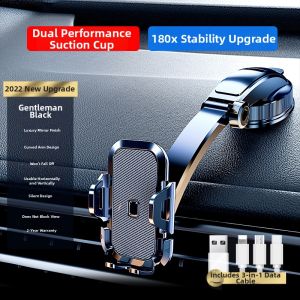 YIJU | Charging Navigation Universal Suction Cup Air Vent Mount Adjustable Non-slip Phone Holder